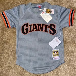 Mitchell and Ness SF Giants Will Clark BP jersey
